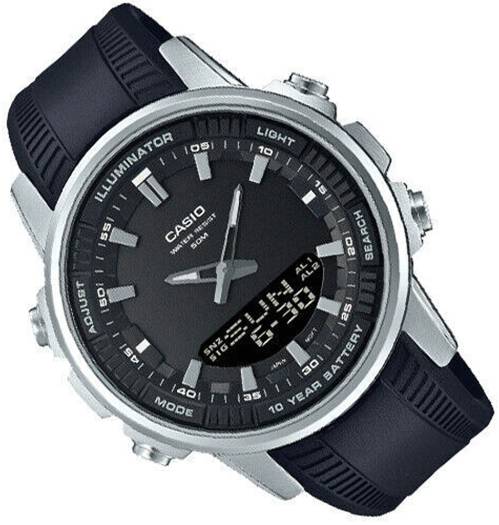 Casio Men’s AMW-840D-1ACVCF Dress Analog-Digital Display Quartz Silver Watch